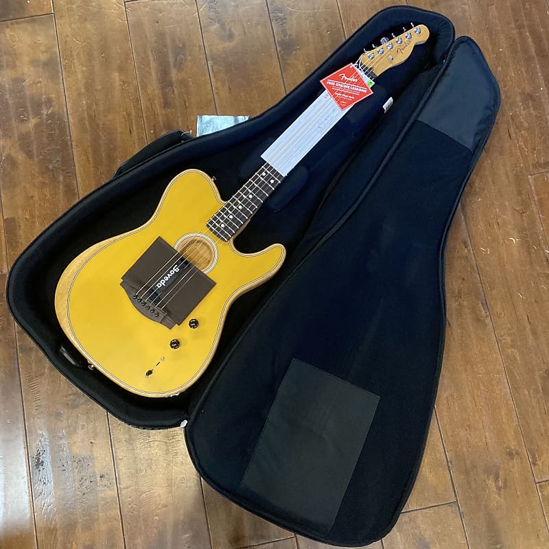 Акустическая гитара Fender Acoustasonic Player Telecaster 2021 Butterscotch Blonde MXA2101651