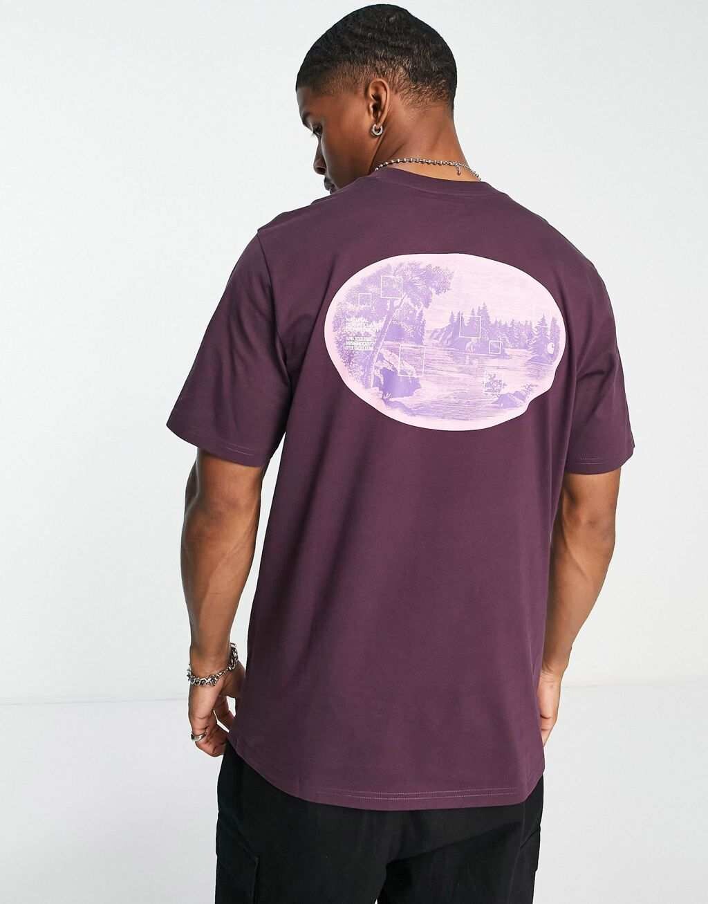 

Фиолетовая футболка для наблюдения Carhartt WIP Natural