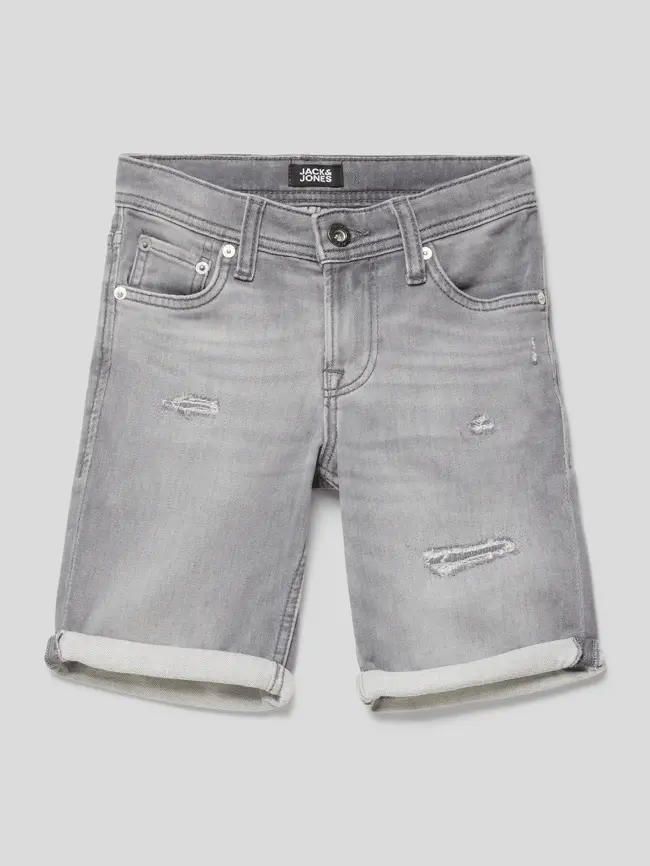 

Джинсовые шорты в разрушенном виде, модель RICK Jack & Jones, серый
