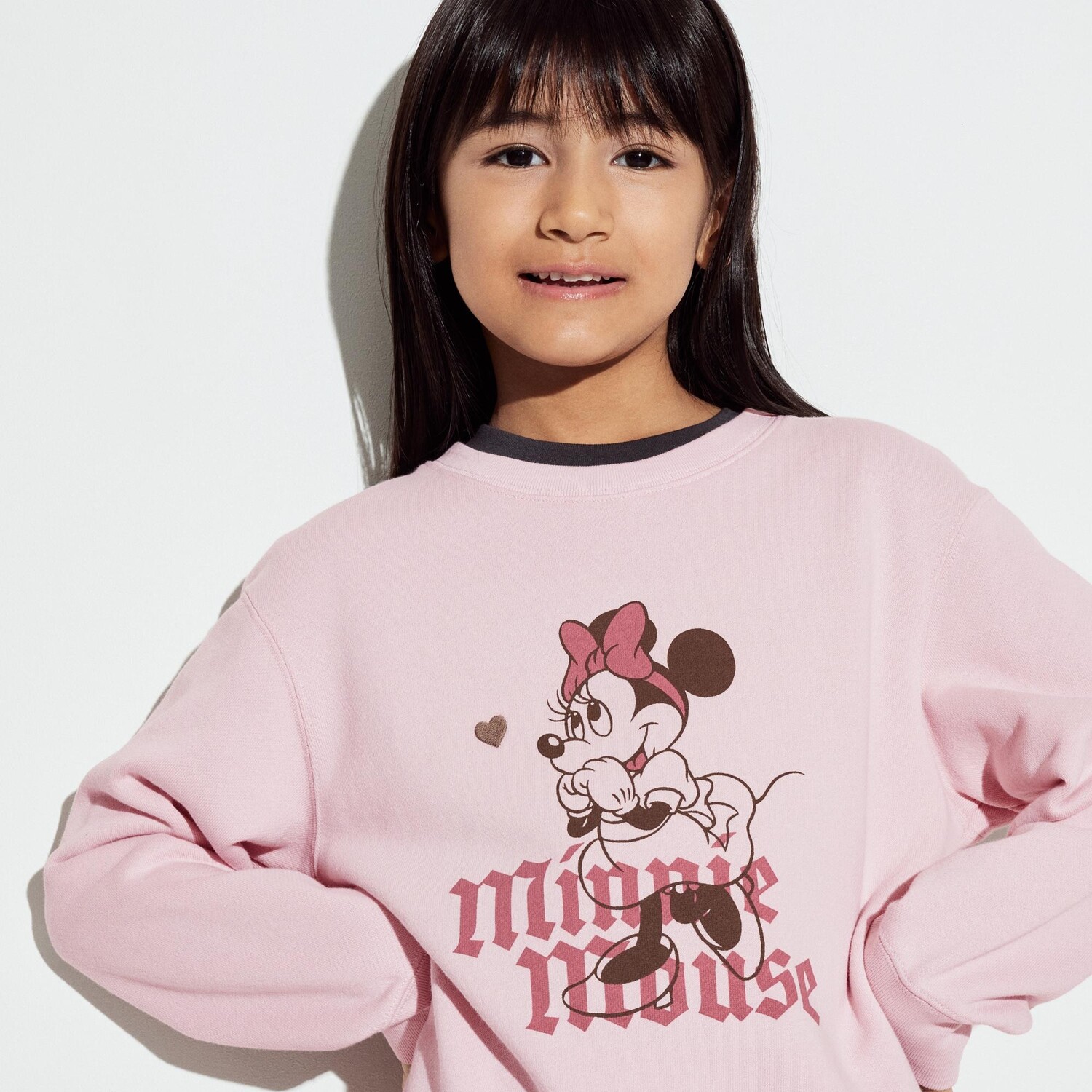 

Толстовка UNIQLO Disney Collection с длинным рукавом, розовый