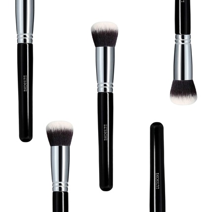 T4B Lussoni 100 Series Профессиональные кисти для макияжа для тонального крема и консилера  круглые, плоские, угловые, конические и кабуки (кисть кабуки Pro 106 с закругленным верхом), Tb Tools For Beauty