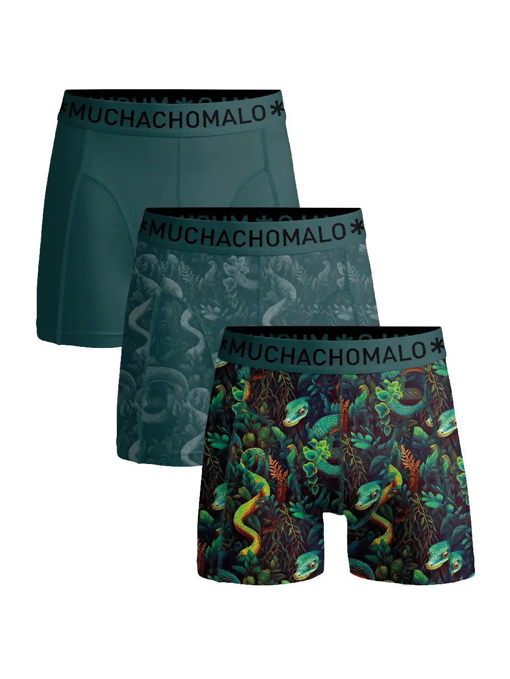 

Боксеры 3 шт трусы Muchachomalo, мультиколор