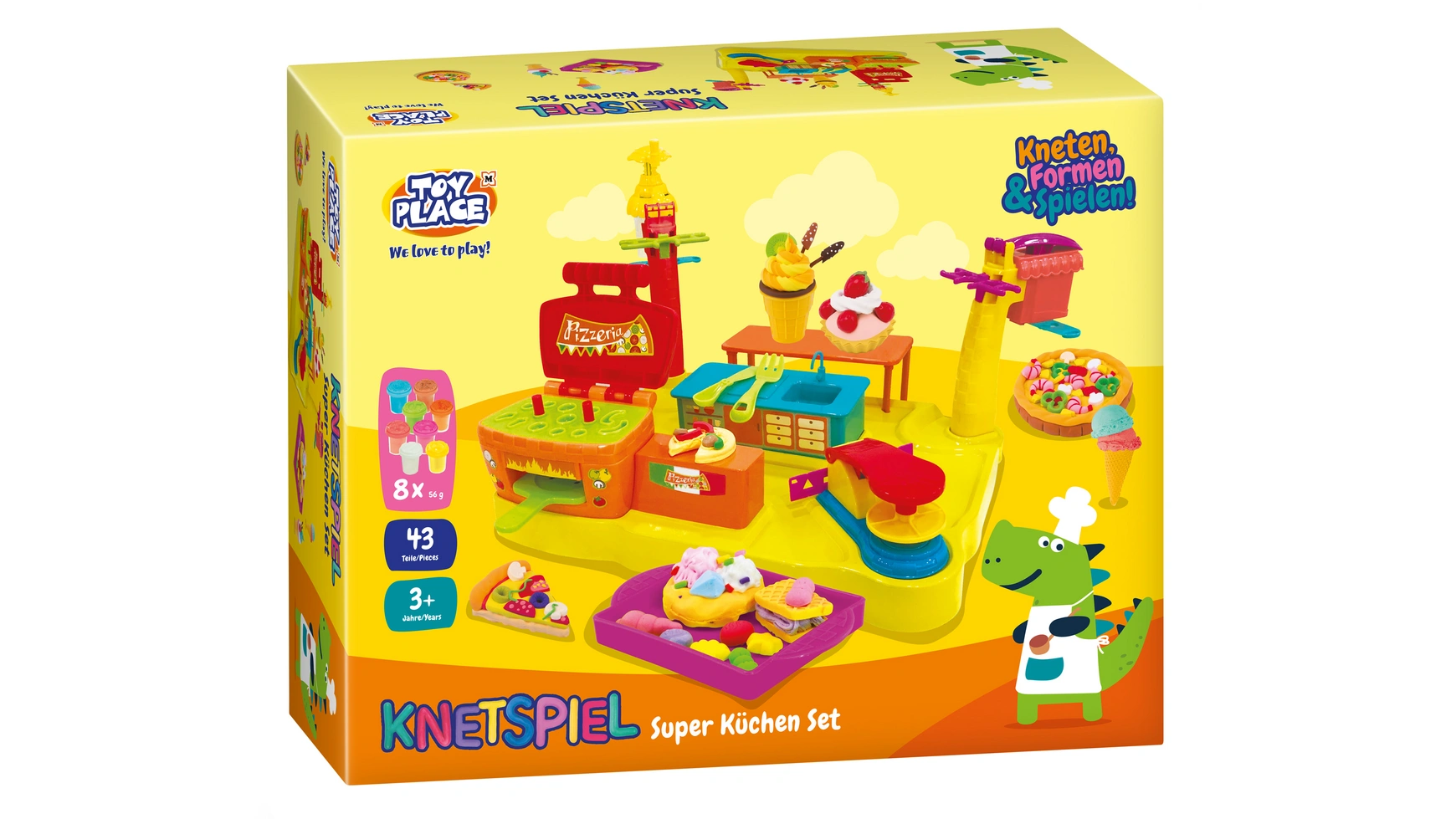 

Müller Toy Place Кухонный Набор с мягким тестом, 45 предметов