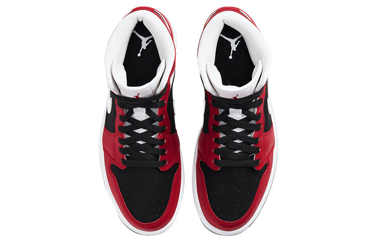 

Nike Air Jordan 1 Mid женский тренажерный зал красный черный