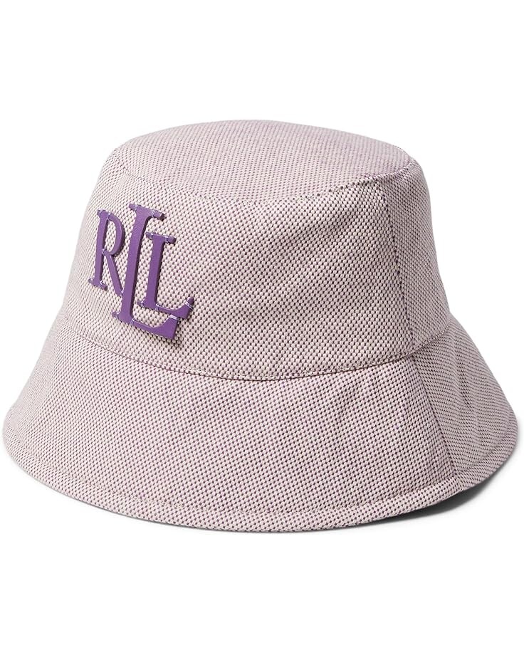 

Панама LAUREN Ralph Lauren Cross Dye Canvas with Tacked Logo, натуральный