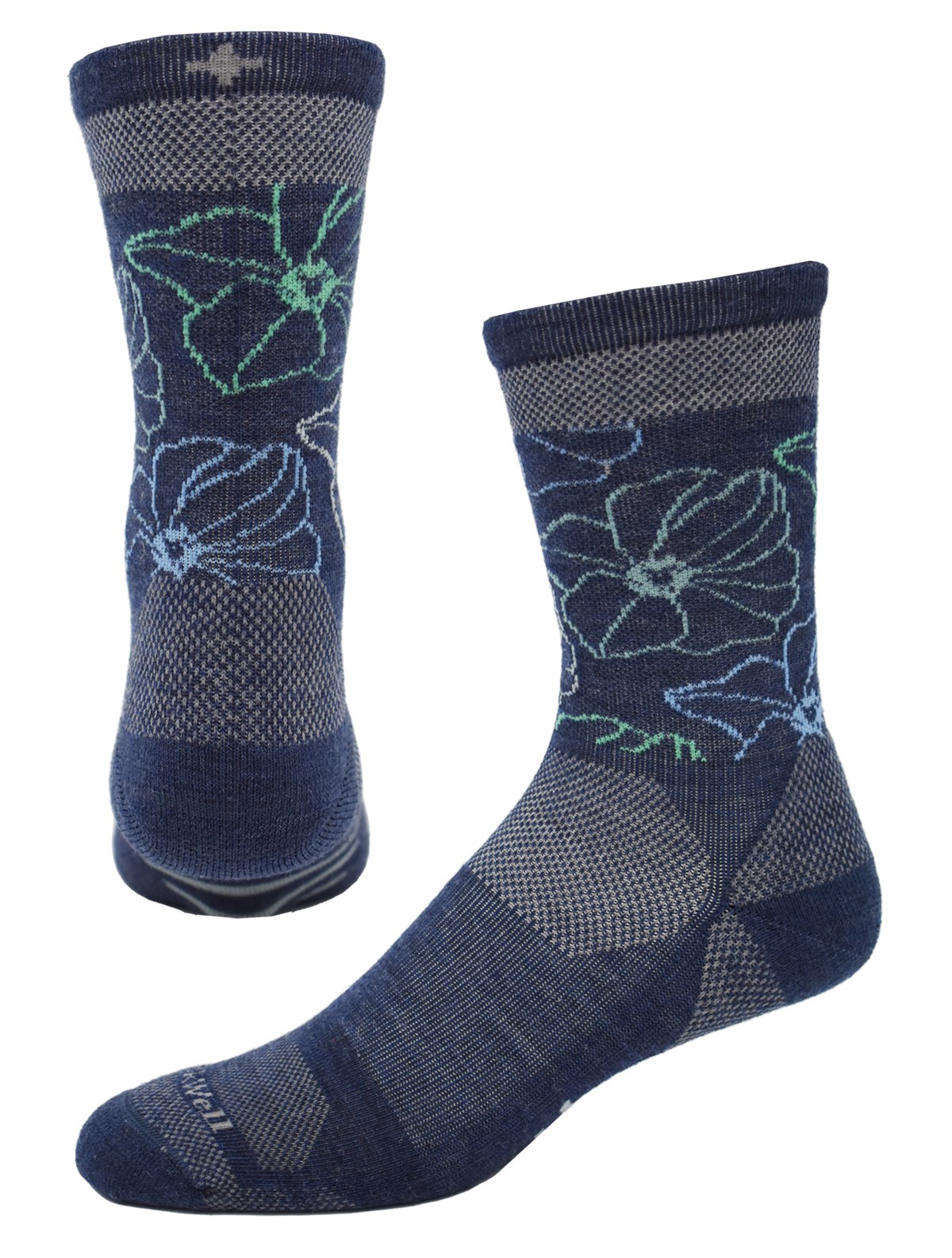 цена Компрессионные носки Petal Power — женские Sockwell, синий