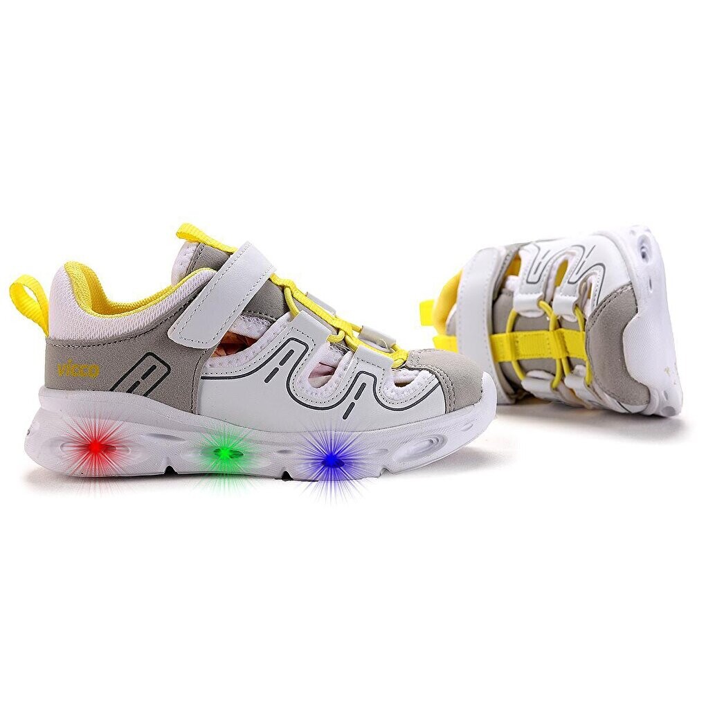 

Сандалии Yuki Phylon Sole с подсветкой для девочек/мальчиков 332.22Y.203 Vicco, белый
