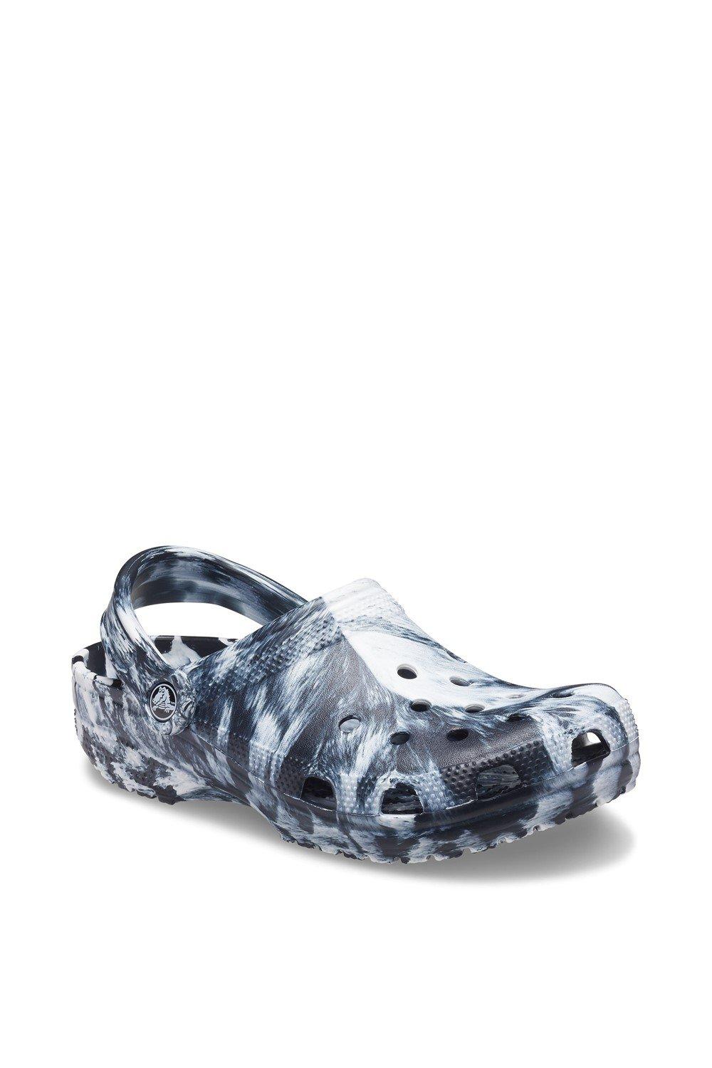 Туфли-слипоны «Мрамор» из 100% ЭВА Crocs, черный туфли слипоны из термопластика бистро crocs черный