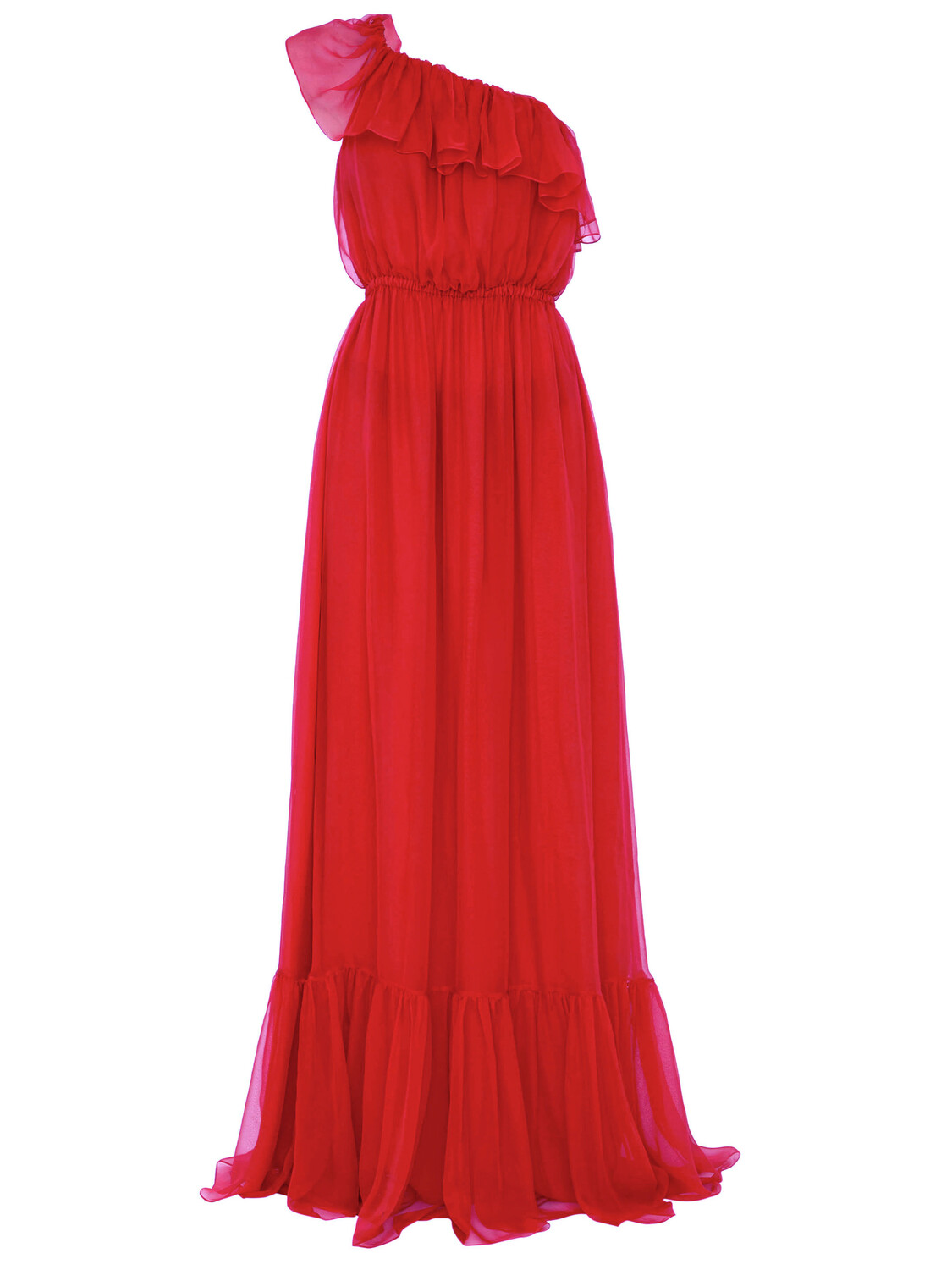 

Платье Gucci Silk chiffon, красный