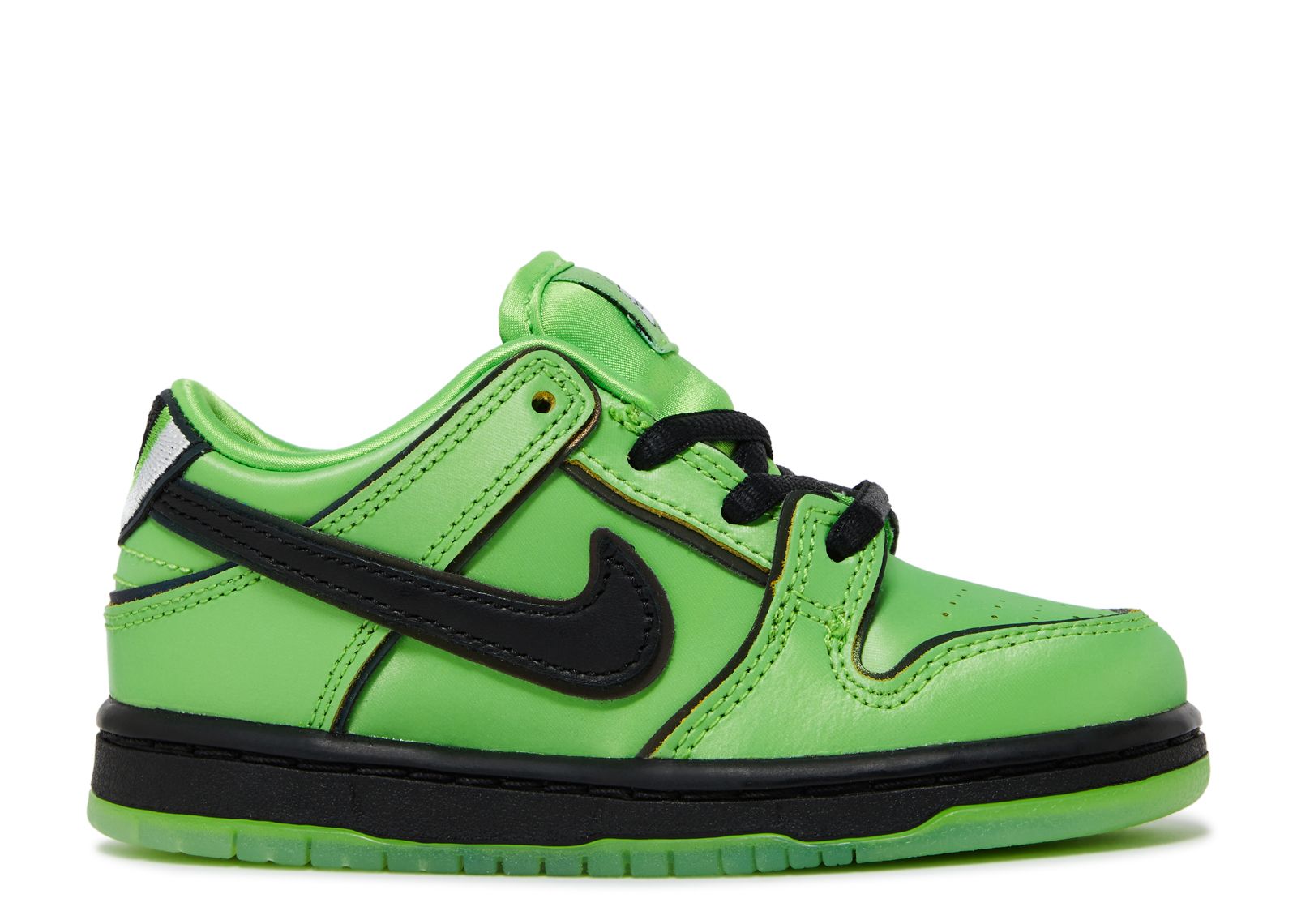Кроссовки Nike The Powerpuff Girls X Dunk Low Pro Sb Qs Td 'Buttercup', зеленый кроссовки nike черный