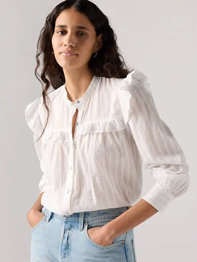 

Блузка Gianna с длинными рукавами Levi's, белый