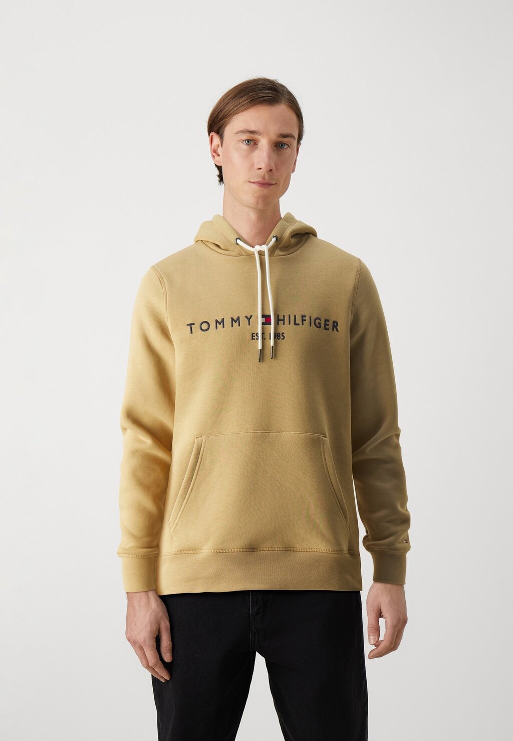 

Толстовка Hoody Logo Tommy Hilfiger, цвет classic khaki