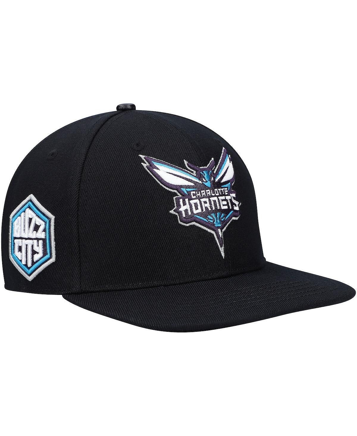 

Мужская черная кепка с логотипом Charlotte Hornets Primary Snapback Pro Standard