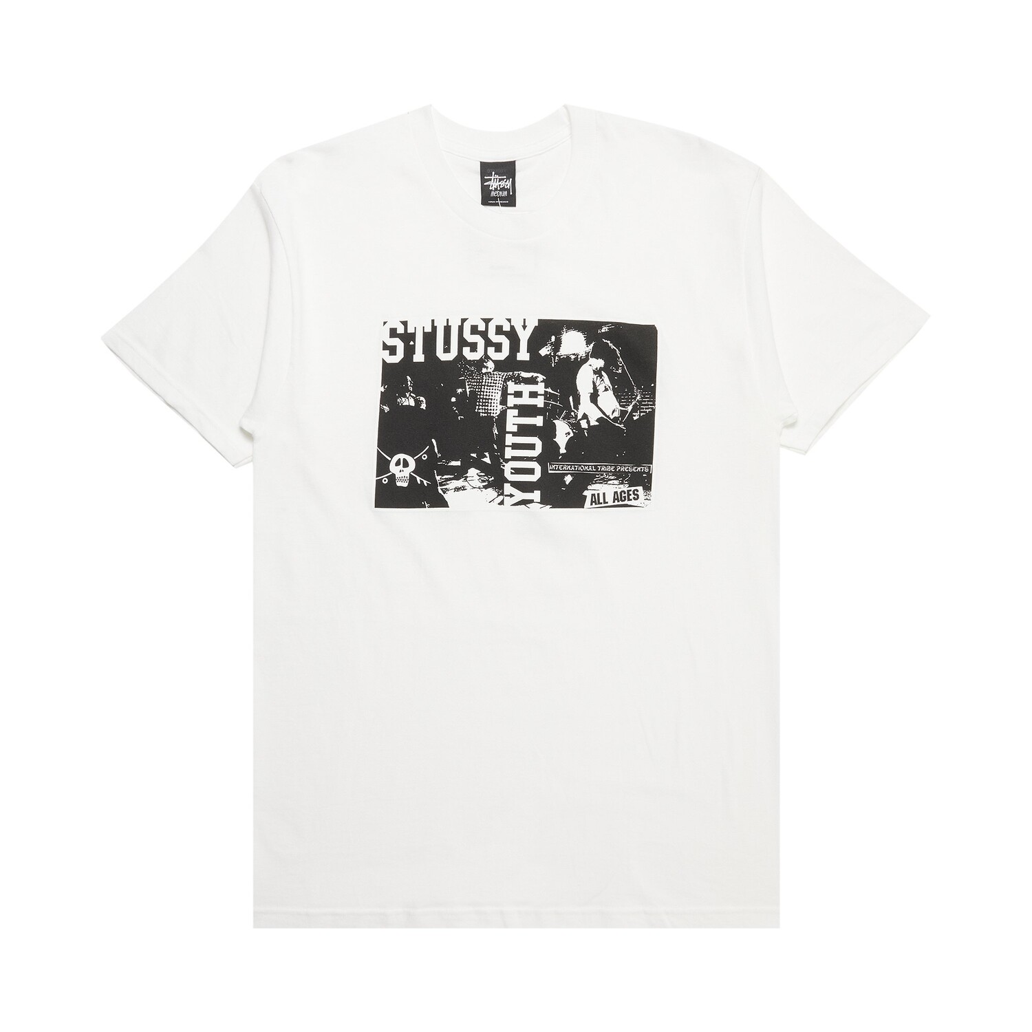 

Молодёжная футболка Stussy Белая, Белый
