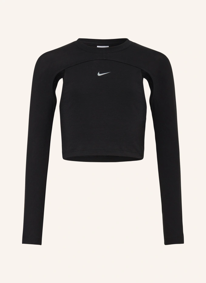 

Лонгслив с вырезами Nike, черный