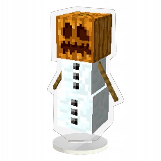девочка кашпо статуэтка фигурка думает Коллекционная фигурка снеговика Minecraft 15 см Plexido