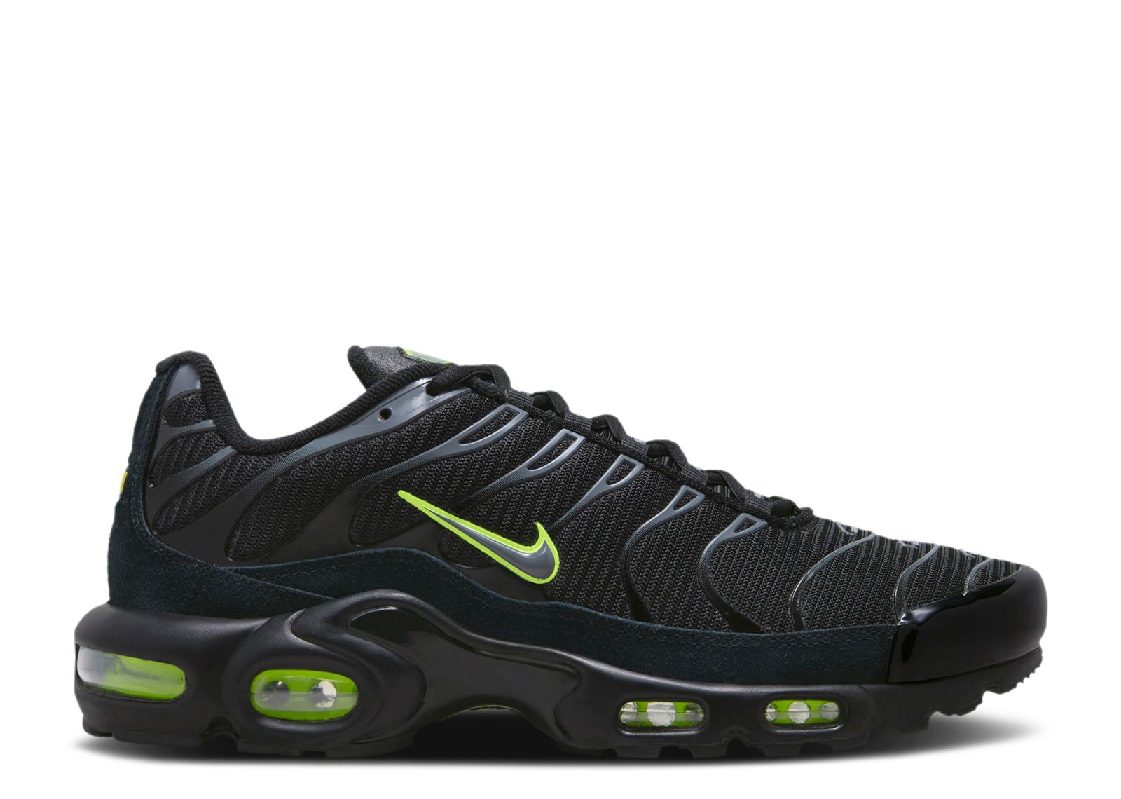 

Кроссовки Nike Air Max Plus 'Black Grey Volt', черный