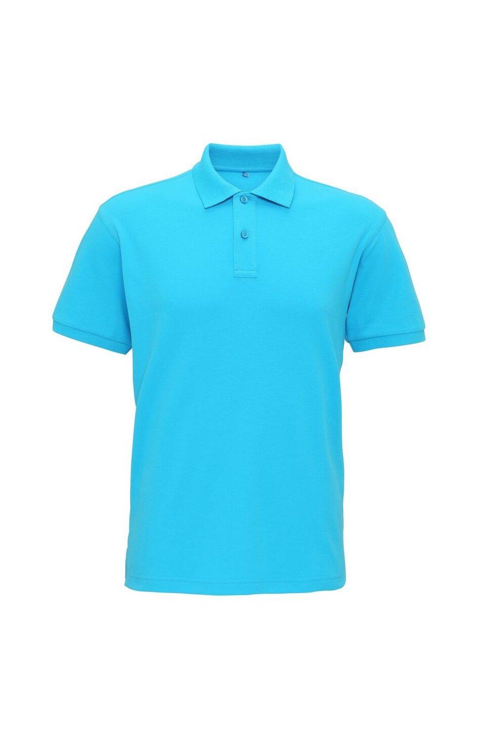 цена Супергладкая трикотажная рубашка-поло Asquith & Fox, синий