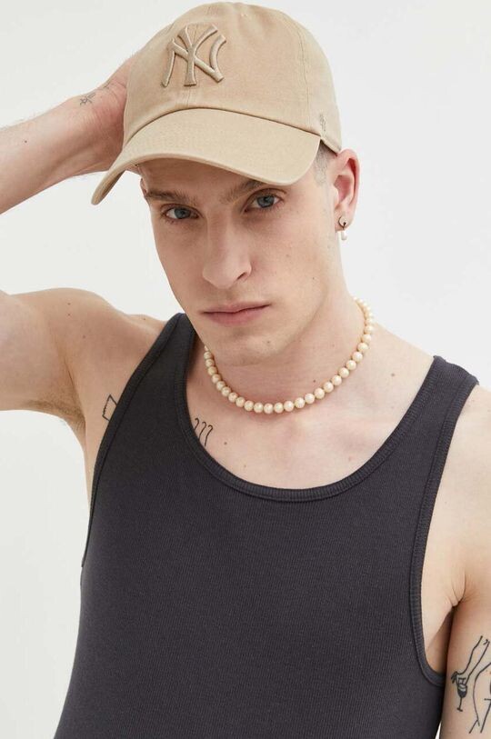 

Хлопковая футболка Abercrombie & Fitch, серый