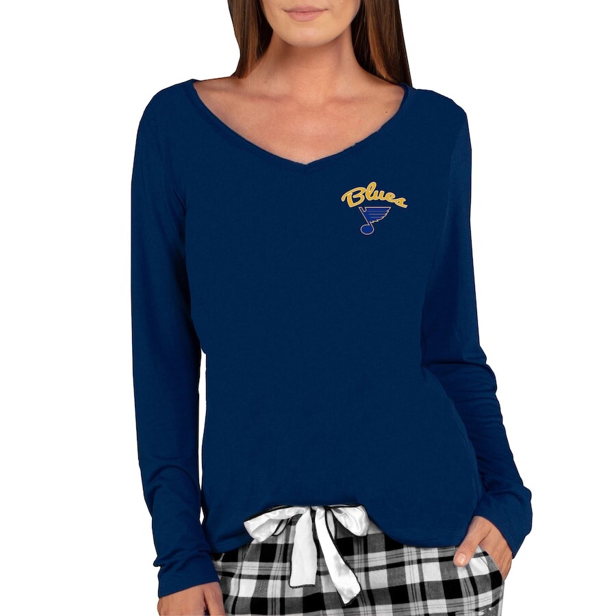 

Футболка с длинным рукавом Concepts Sport St Louis Blues, нави