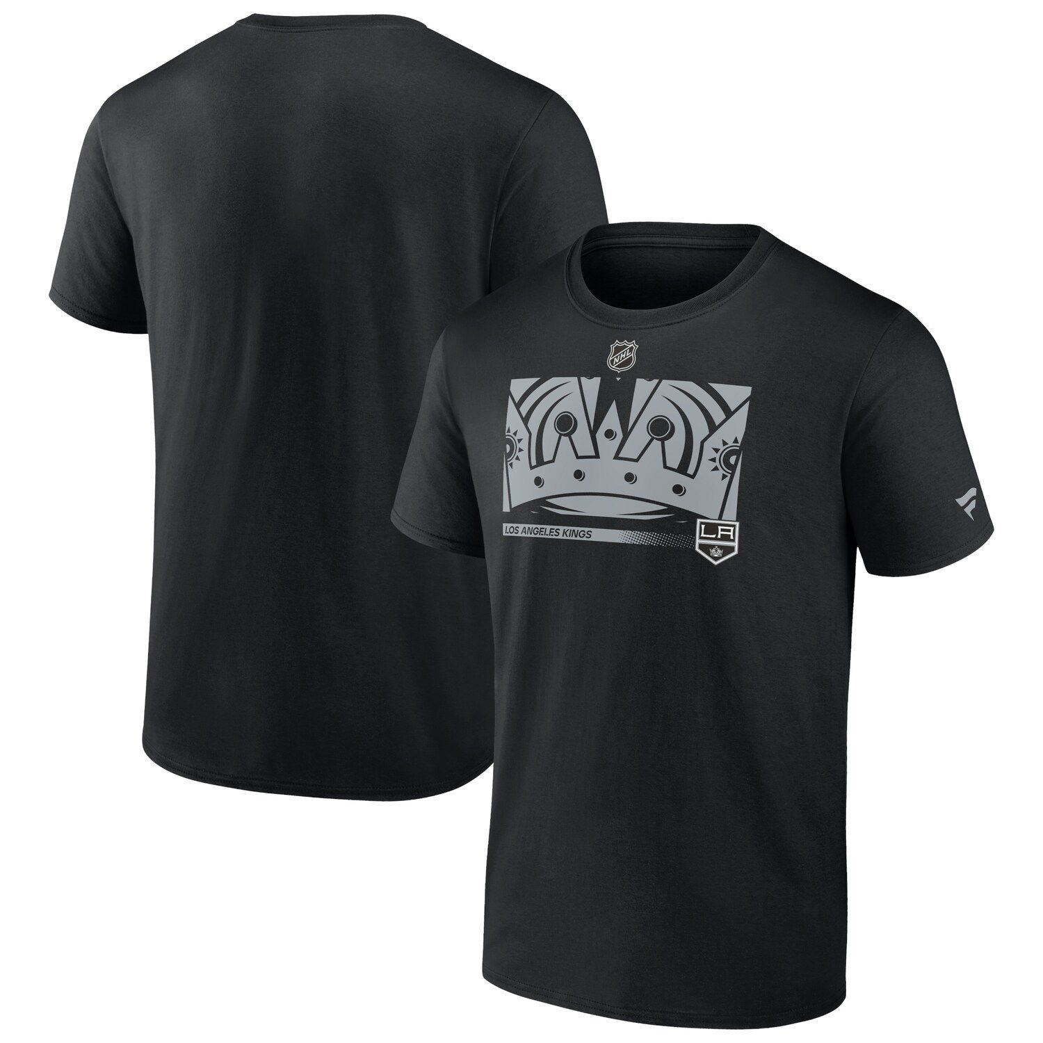 Мужская черная фирменная футболка Los Angeles Kings Authentic Pro Core Collection для вторичного использования Fanatics