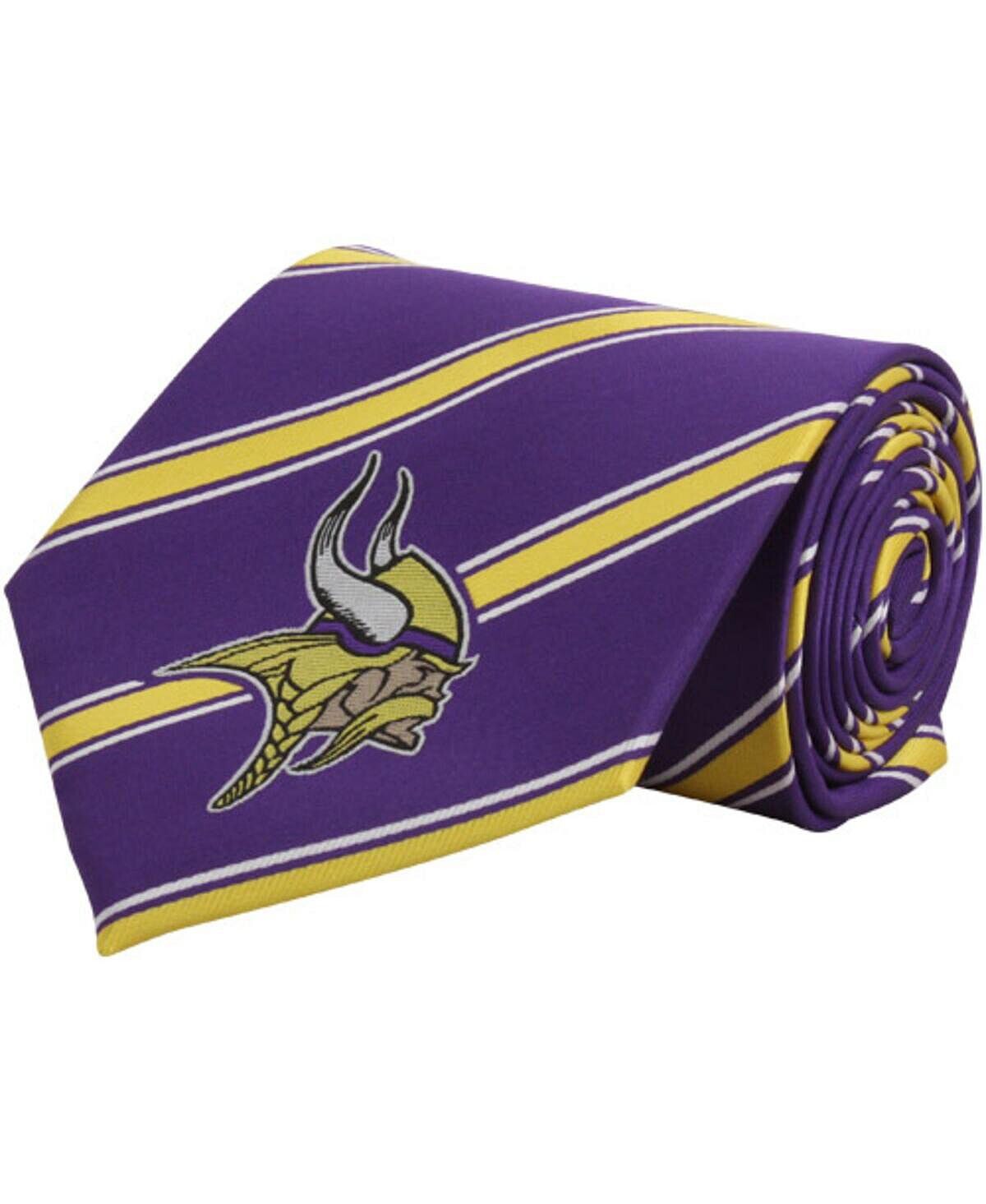 

Мужской галстук в полоску из тканого полиэстера Minnesota Vikings Eagles Wings