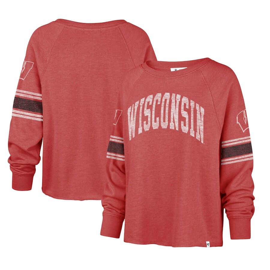 

Футболка с длинным рукавом 47 Wisconsin Badgers, красный