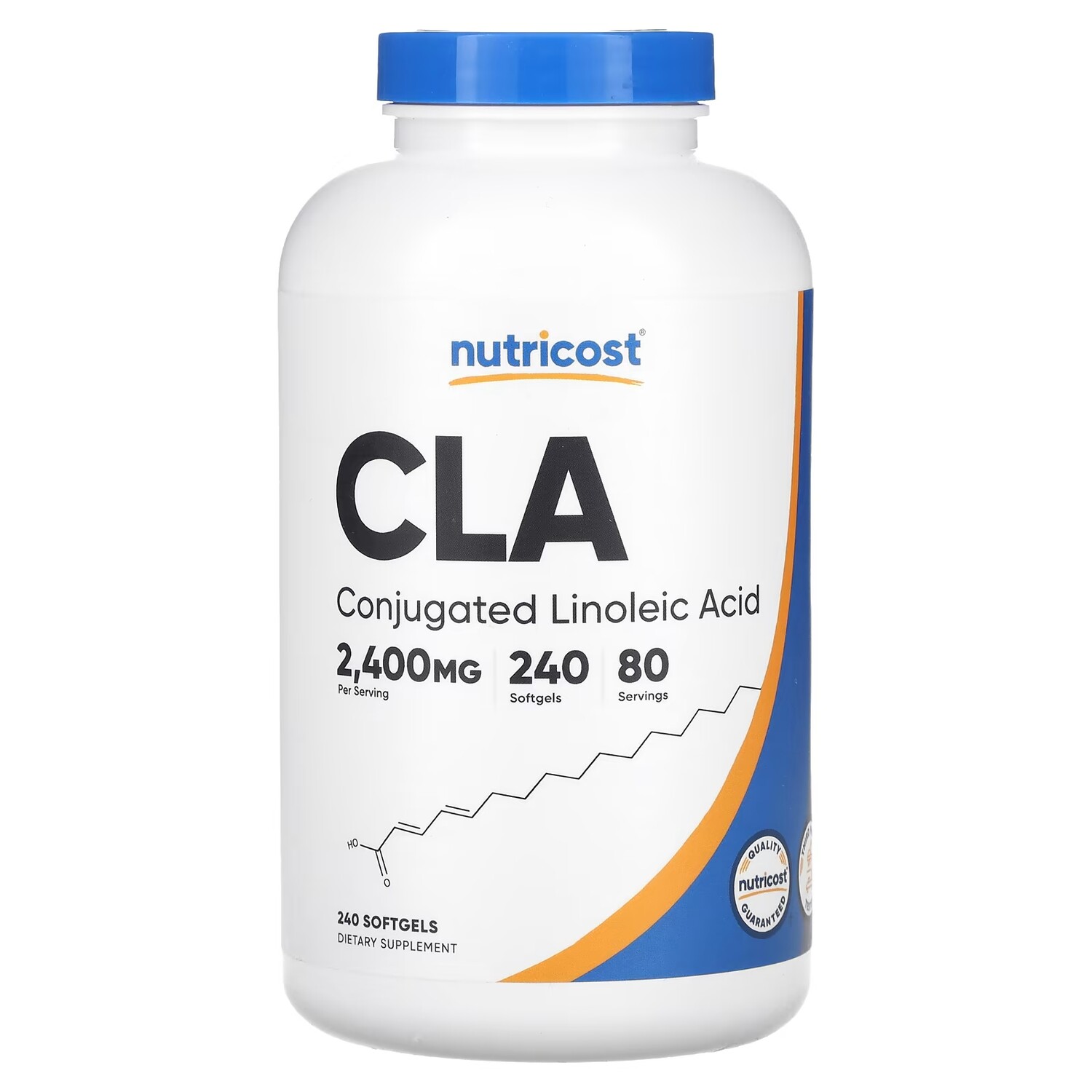 

Nutricost CLA 2400 мг 240 мягких таблеток (800 мг на мягкую таблетку)