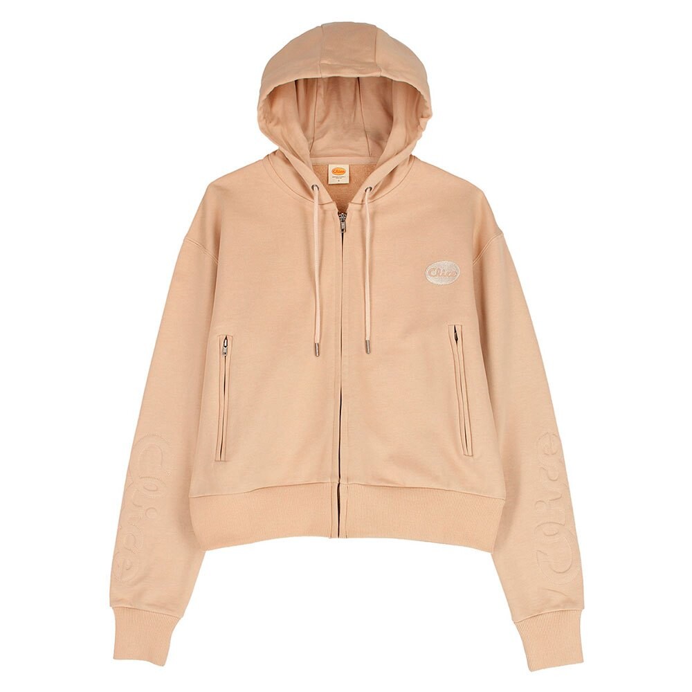 

Толстовка Clice Embossed Logo Full Zip, коричневый