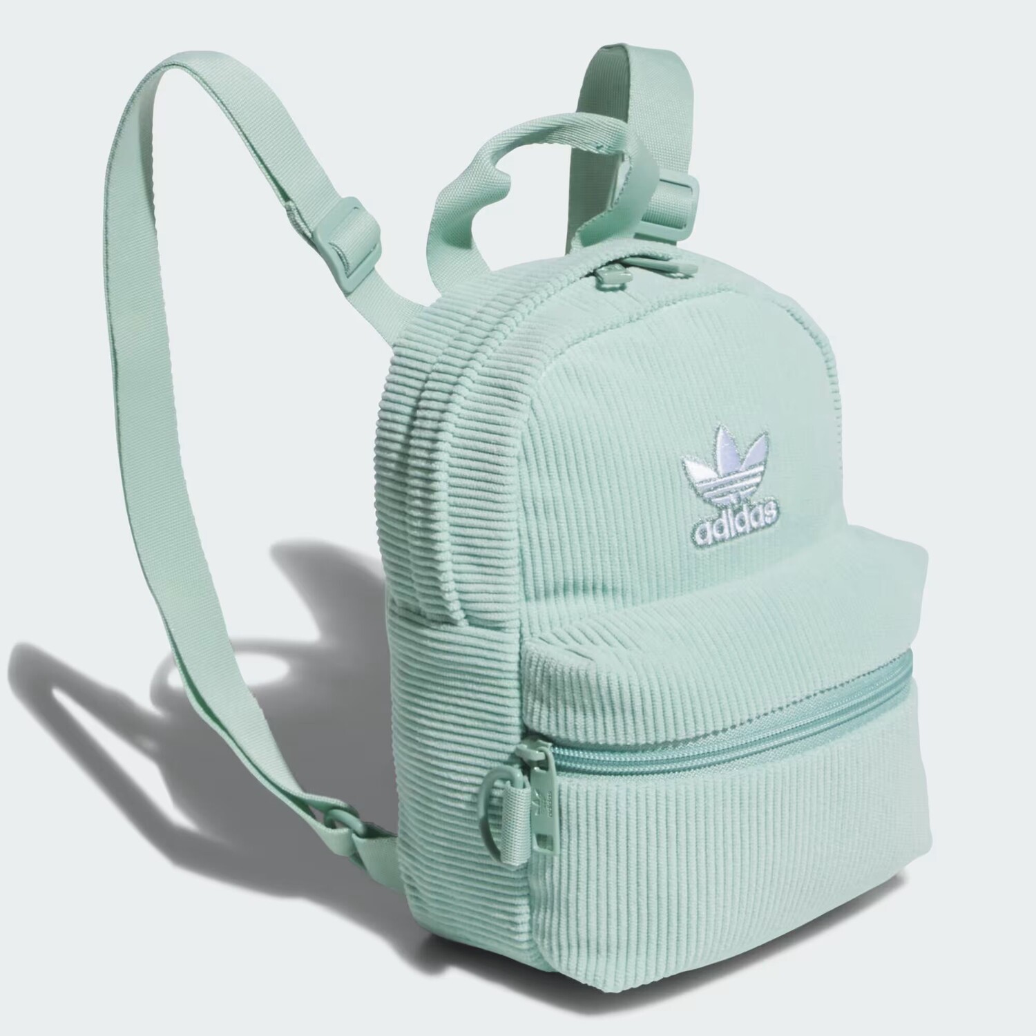 

Мини-рюкзак Trefoil 2.0 Curduroy Adidas, цвет Hazy Green