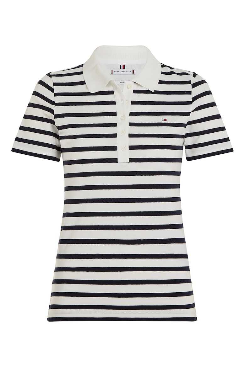 

Узкая футболка 1985 года с воротником Tommy Hilfiger, черный