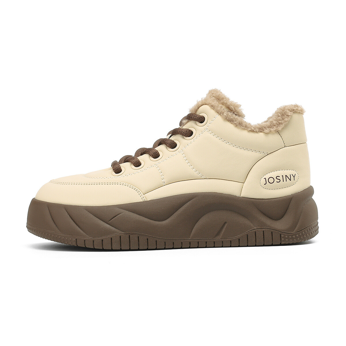 

Зимние ботинки женские Josiny, цвет Off-White (Fleece-Lined)