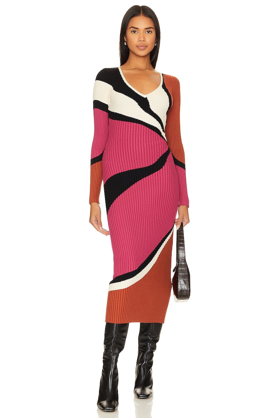 

Платье миди MINKPINK Lorna Knit, цвет Abstract
