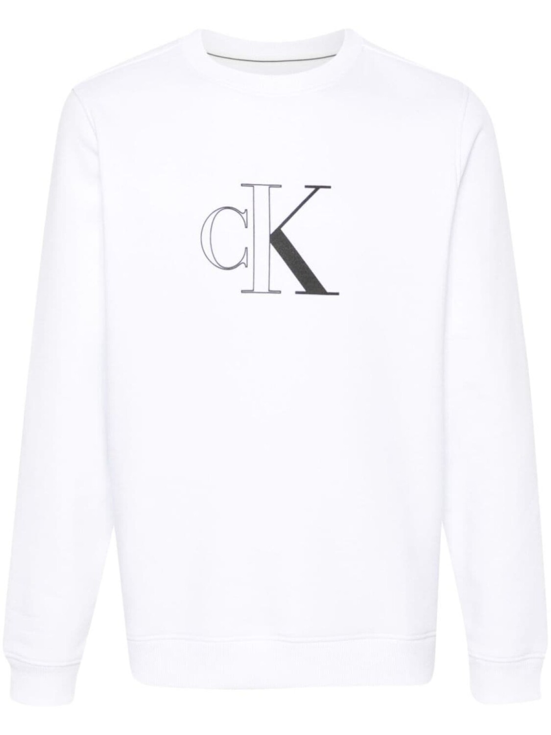 

Calvin Klein худи из джерси с логотипом, белый