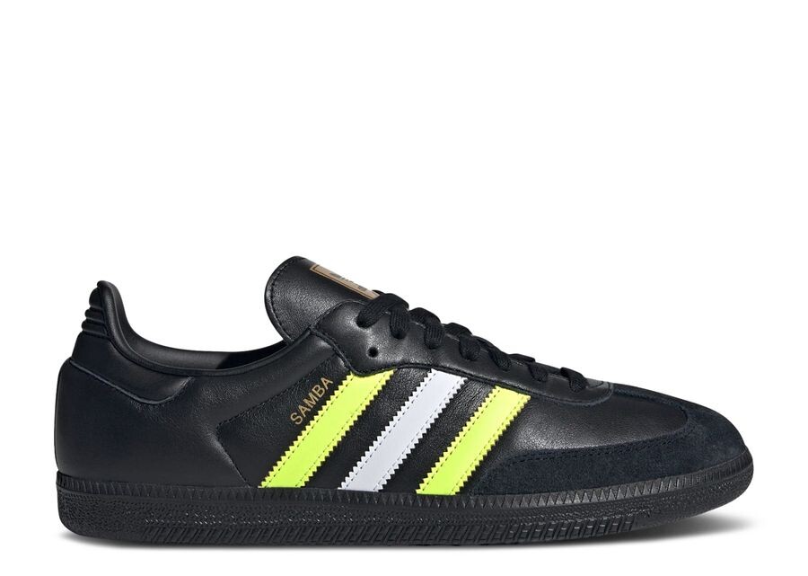 

Кроссовки adidas Samba OG, цвет Black Solar Yellow
