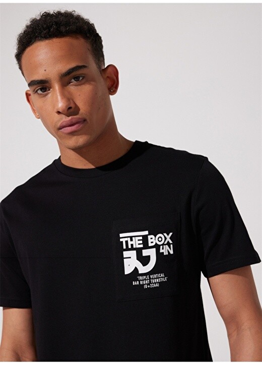 

Черная хлопковая футболка обычного кроя с круглым вырезом Riders By Lee, Черный