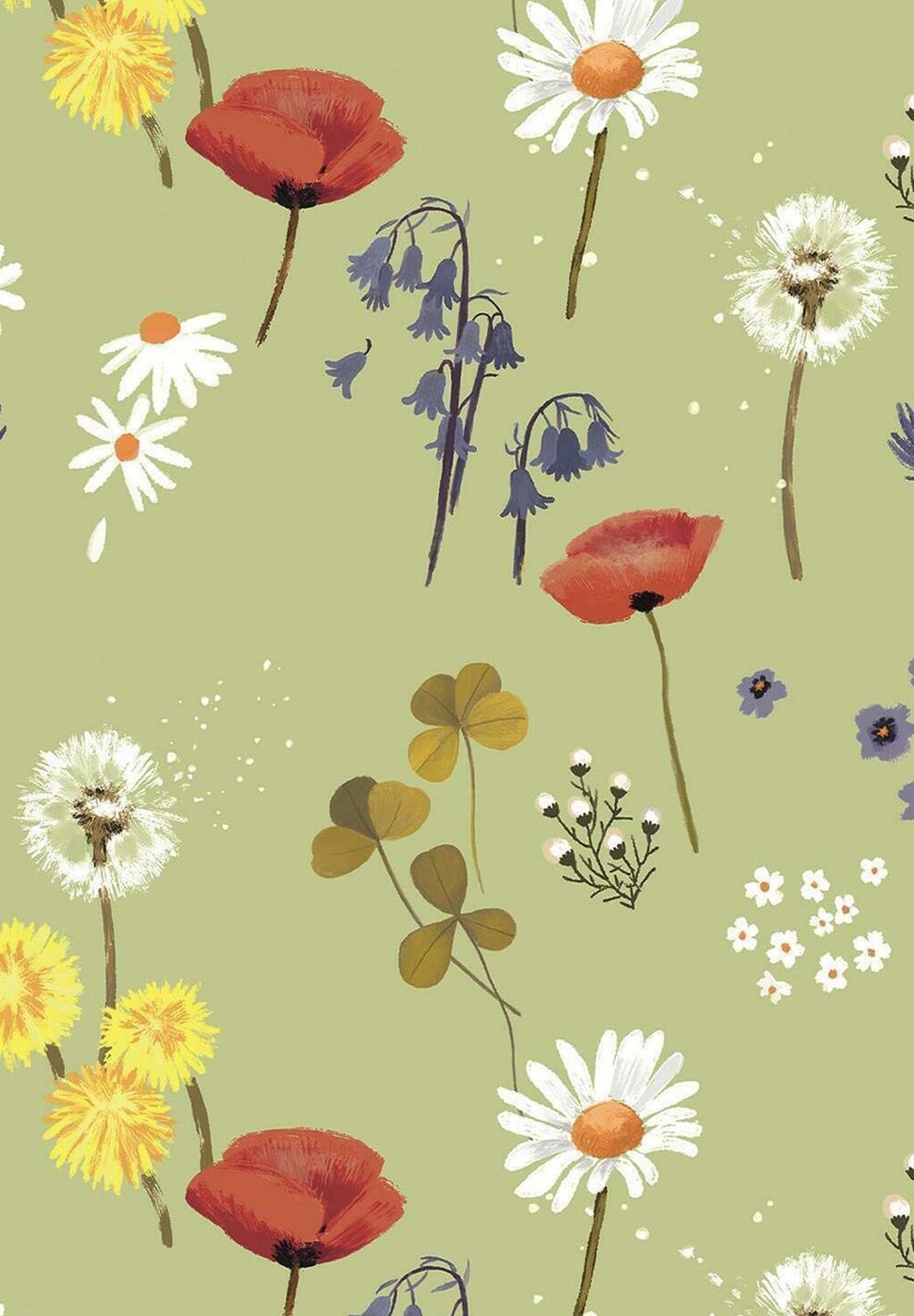 

Спортивные брюки WILD FLOWERS Walkiddy, зеленый