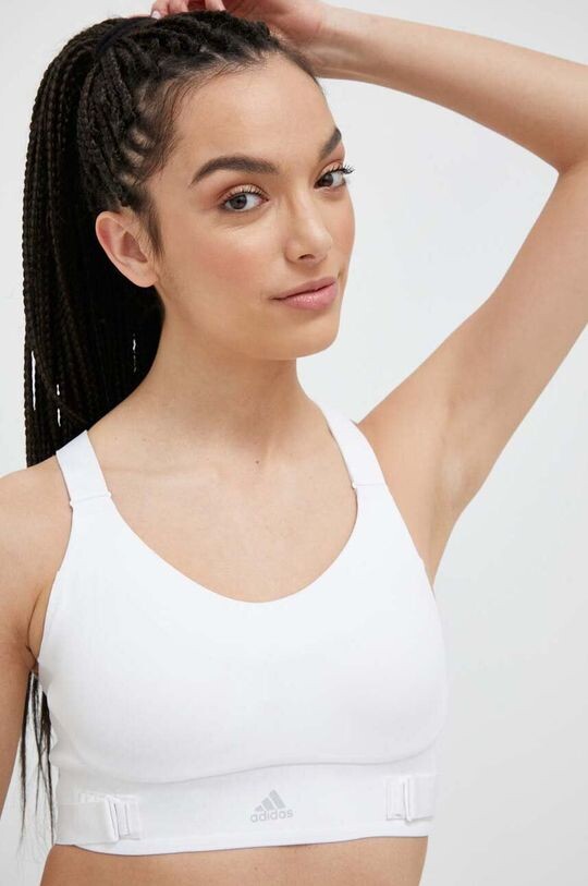 

Спортивный бюстгальтер FastImpact Luxe adidas, белый
