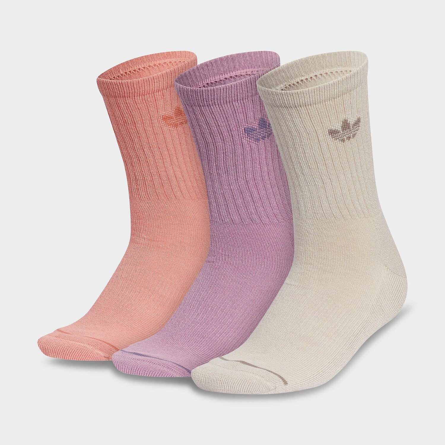 

Женские носки adidas Originals Icon 2.0 Crew (3 пары), бежевый