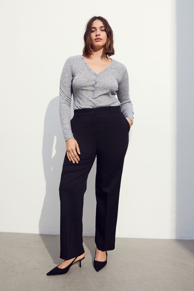 

Стильные брюки из габардина H&M