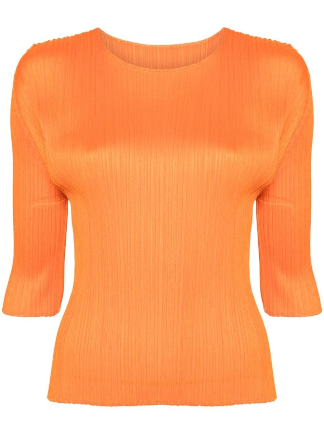 

Pleats Please Issey Miyake плиссированный топ, оранжевый