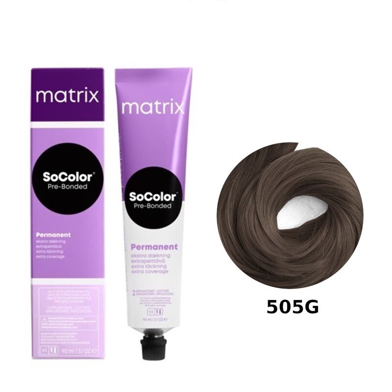 Стойкая краска для волос 505г Matrix Socolor Pre-Bonded Extra Coverage, 90 мл
