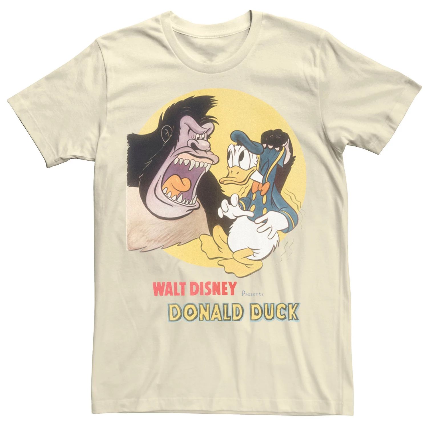 Мужская футболка «Микки и друзья Дональд Дак и Горилла» Disney