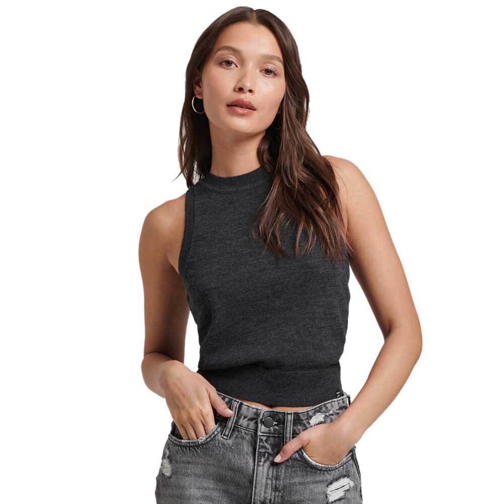 

Жилет Superdry Studios Merino, черный