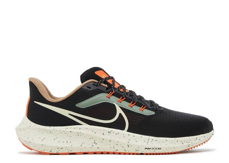 

Кроссовки Nike AIR ZOOM PEGASUS 39 'BLACK WHITE ORANGE', черный