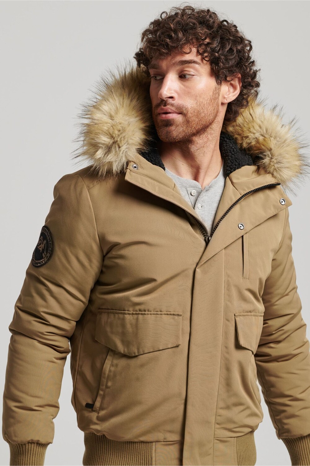 

Бомбер Everest Superdry, коричневый