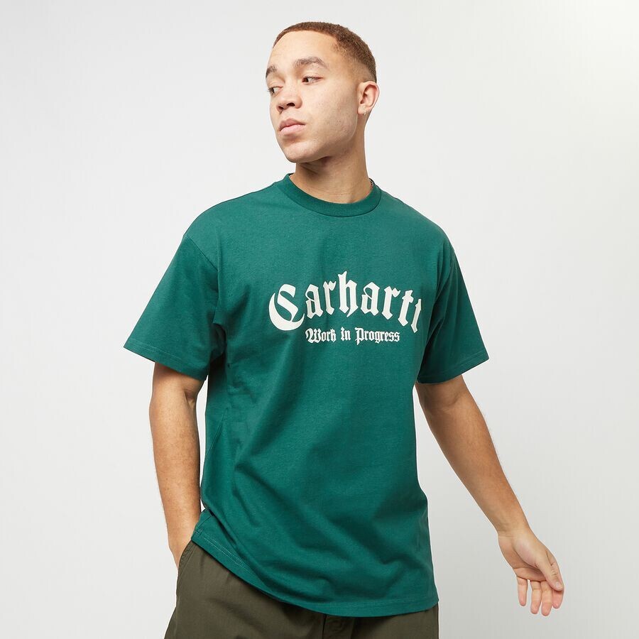

Футболка из оникса с короткими рукавами Carhartt WIP, цвет chervil/wax