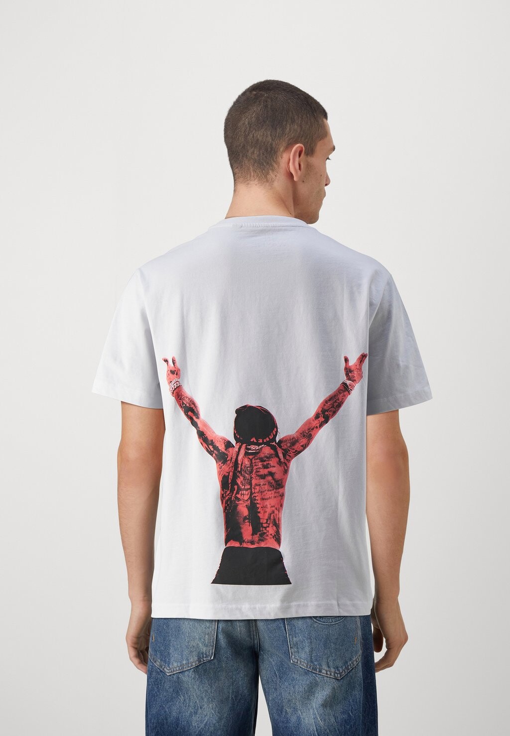 

Футболка с принтом ONSLILWAYNE LIFE TEE Only & Sons, цвет white