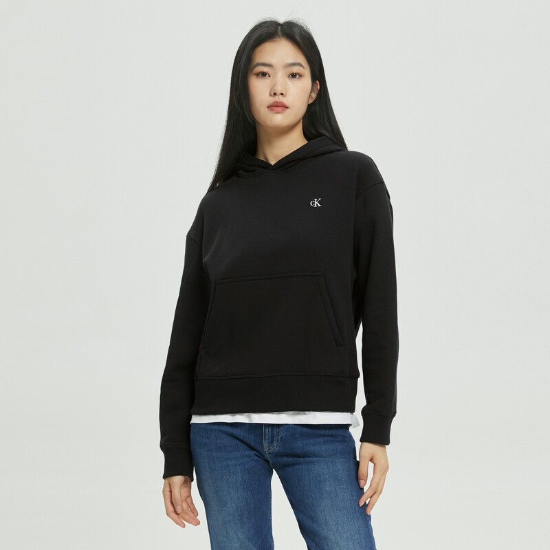 

Толстовка Calvin Klein Jeans с капюшоном, серый