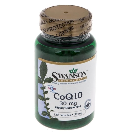 Swanson, Коэнзим Q10 30 мг, 120 капсул swanson коэнзим q10 высокая эффективность 120 мг 100 капсул